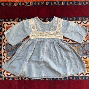 Apolina Tara Dress in Blue Stone